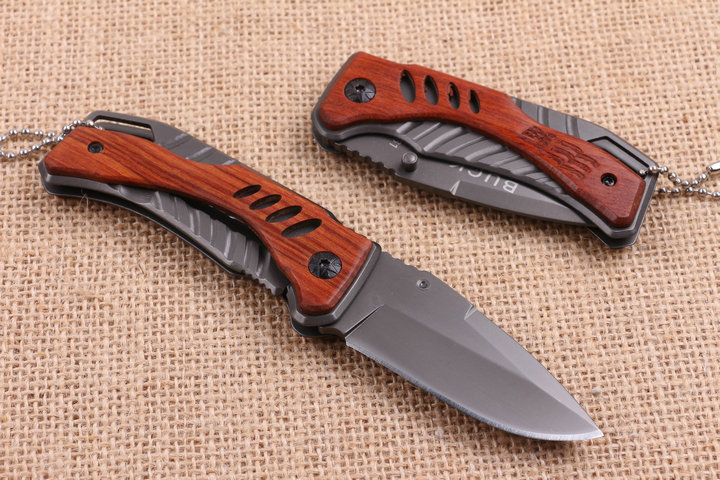 BUCK X61 folding knife with rosewood handle UD404819